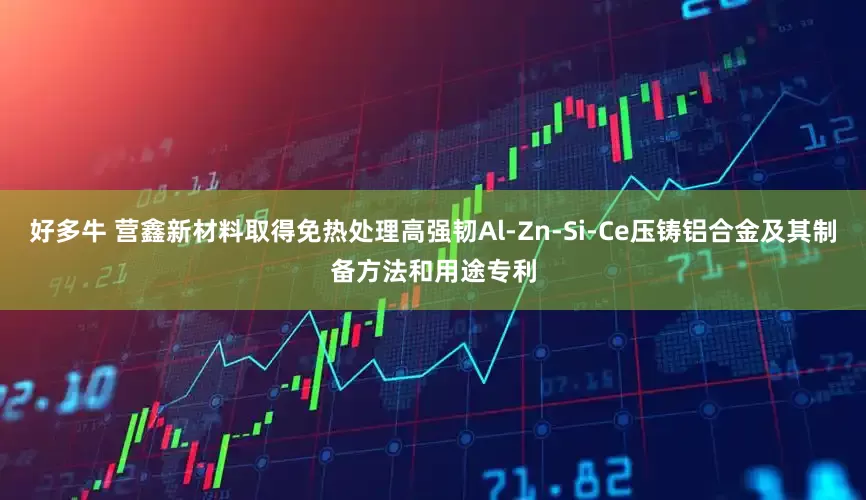 好多牛 营鑫新材料取得免热处理高强韧Al-Zn-Si-Ce压铸铝合金及其制备方法和用途专利