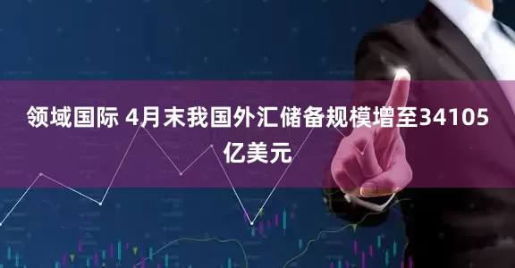领域国际 4月末我国外汇储备规模增至34105亿美元